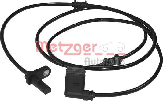 Metzger 0900103 - Датчик ABS, частота вращения колеса autosila-amz.com