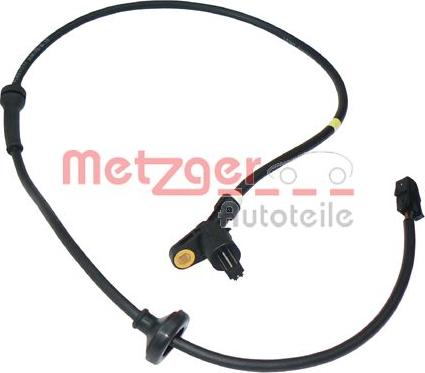 Metzger 0900115 - Датчик ABS, частота вращения колеса autosila-amz.com