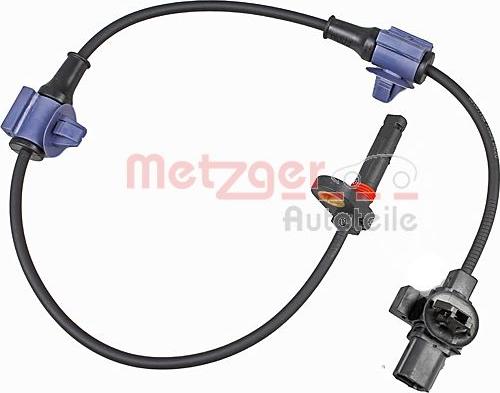 Metzger 09001182 - Датчик ABS, частота вращения колеса autosila-amz.com