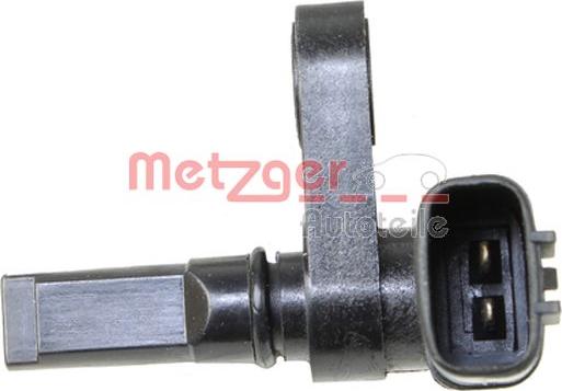 Metzger 09001126 - Датчик ABS, частота вращения колеса autosila-amz.com