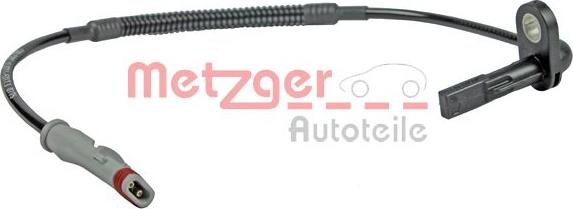 Metzger 0900188 - Датчик ABS, частота вращения колеса autosila-amz.com
