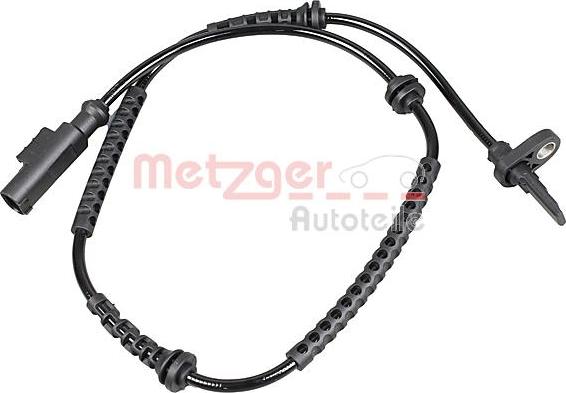 Metzger 09001360 - Датчик ABS, частота вращения колеса autosila-amz.com