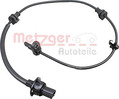 Metzger 09001387 - Датчик ABS, частота вращения колеса autosila-amz.com