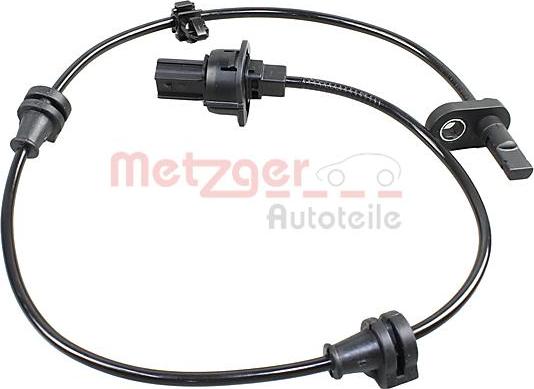 Metzger 09001376 - Датчик ABS, частота вращения колеса autosila-amz.com