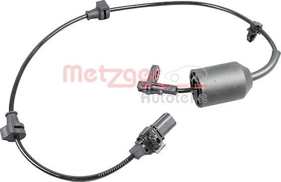 Metzger 09001377 - Датчик ABS, частота вращения колеса autosila-amz.com