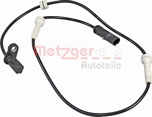 Metzger 09001292 - Датчик ABS, частота вращения колеса autosila-amz.com
