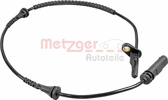 Metzger 09001240 - Датчик ABS, частота вращения колеса autosila-amz.com