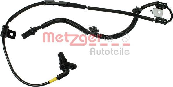 Metzger 0900121 - Датчик ABS, частота вращения колеса autosila-amz.com