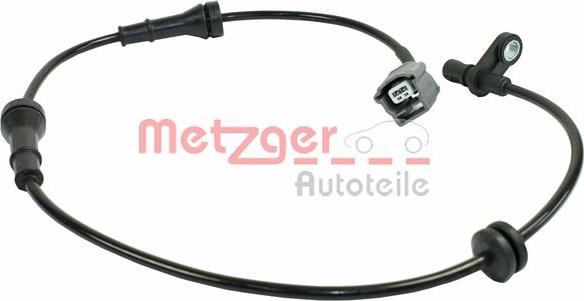 Metzger 0900869 - Датчик ABS, частота вращения колеса autosila-amz.com