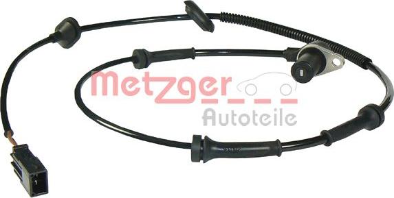 Metzger 0900805 - Датчик ABS, частота вращения колеса autosila-amz.com