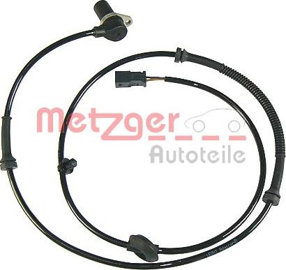 Metzger 0900806 - Датчик ABS, частота вращения колеса autosila-amz.com