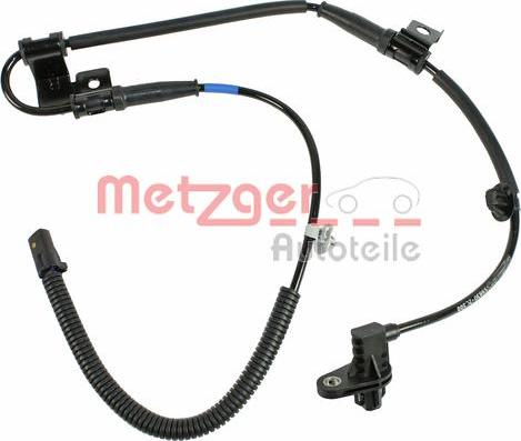 Metzger 0900811 - Датчик ABS, частота вращения колеса autosila-amz.com