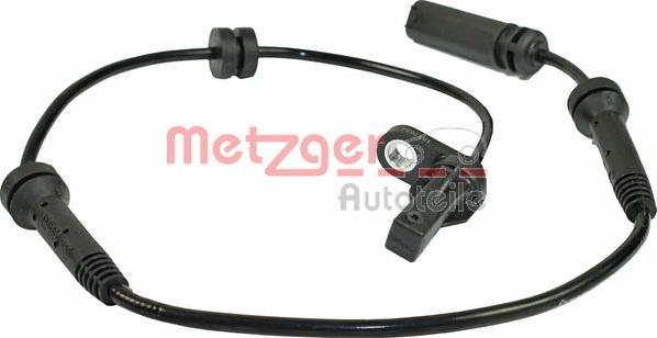 Metzger 0900821 - Датчик ABS, частота вращения колеса autosila-amz.com