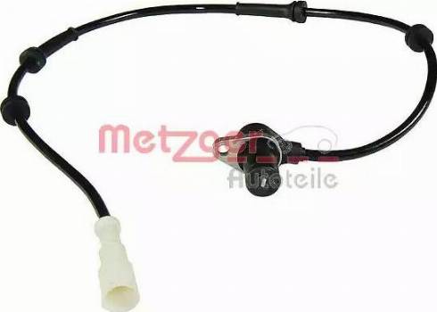 Metzger 0900395 - Датчик ABS, частота вращения колеса autosila-amz.com