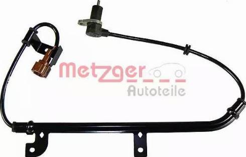 Metzger 0900369 - Датчик ABS, частота вращения колеса autosila-amz.com