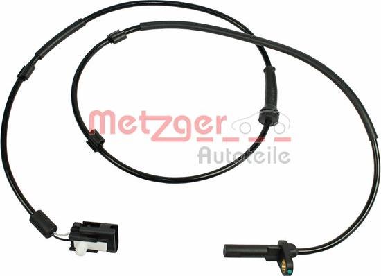 Metzger 0900307 - Датчик ABS, частота вращения колеса autosila-amz.com