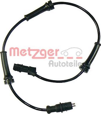 Metzger 0900313 - Датчик ABS, частота вращения колеса autosila-amz.com