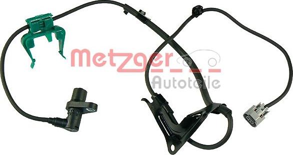 Metzger 0900330 - Датчик ABS, частота вращения колеса autosila-amz.com