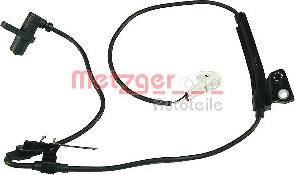 Metzger 0900326 - Датчик ABS, частота вращения колеса autosila-amz.com