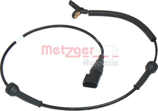 Metzger 0900299 - Датчик ABS, частота вращения колеса autosila-amz.com
