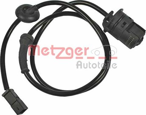 Metzger 0900251 - Датчик ABS, частота вращения колеса autosila-amz.com