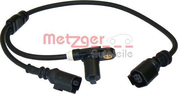 Metzger 0900252 - Датчик ABS, частота вращения колеса autosila-amz.com