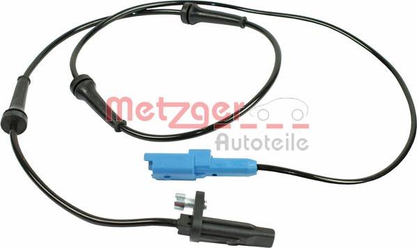Metzger 0900235 - Датчик ABS, частота вращения колеса autosila-amz.com