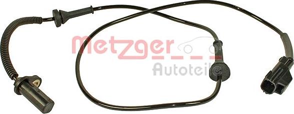 Metzger 0900703 - Датчик ABS, частота вращения колеса autosila-amz.com