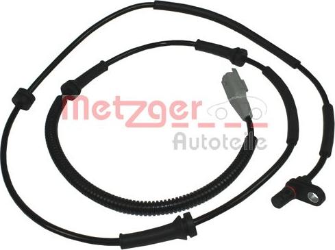 Metzger 0900712 - Датчик ABS, частота вращения колеса autosila-amz.com