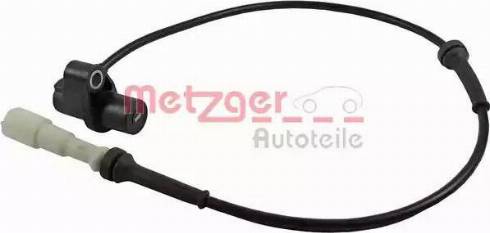 Metzger 0900786 - Датчик ABS, частота вращения колеса autosila-amz.com