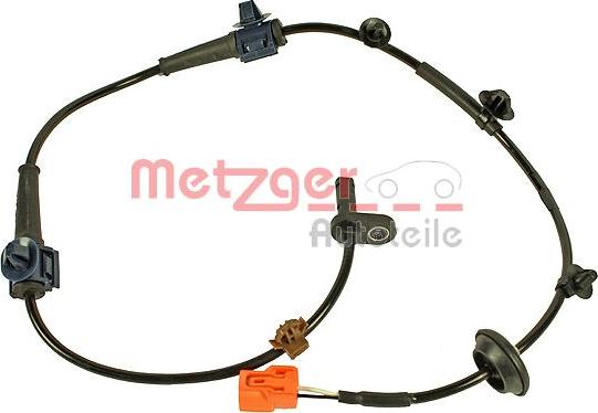 Metzger 0900720 - Датчик ABS, частота вращения колеса autosila-amz.com