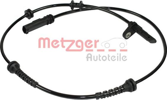 Metzger 0900776 - Датчик ABS, частота вращения колеса autosila-amz.com