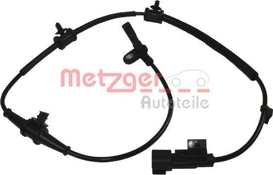 Metzger 0900770 - Датчик ABS, частота вращения колеса autosila-amz.com