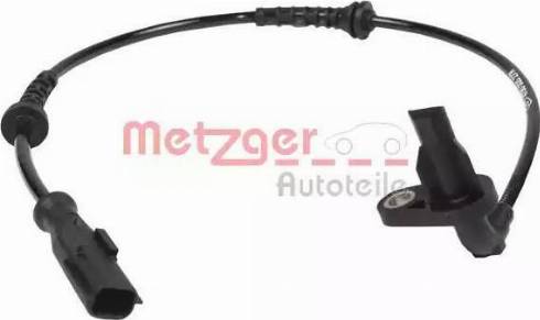 Metzger 0900778 - Датчик ABS, частота вращения колеса autosila-amz.com