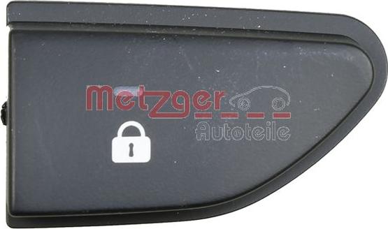 Metzger 0916598 - Выключатель, фиксатор двери autosila-amz.com