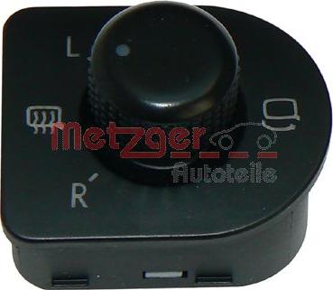 Metzger 0916065 - Выключатель, регулирование зеркал autosila-amz.com
