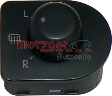 Metzger 0916071 - Выключатель, регулирование зеркал autosila-amz.com