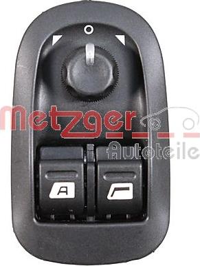 Metzger 0916788 - Выключатель, стеклоподъемник autosila-amz.com