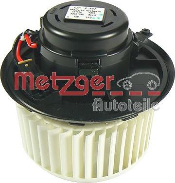 Metzger 0917006 - Вентилятор салона autosila-amz.com