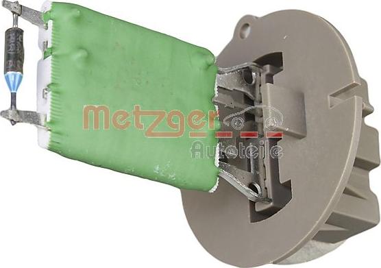 Metzger 0917357 - Сопротивление, реле, вентилятор салона autosila-amz.com