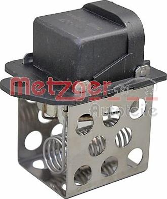 Metzger 0917367 - Дополнительный резистор, электромотор - вентилятор радиатора autosila-amz.com