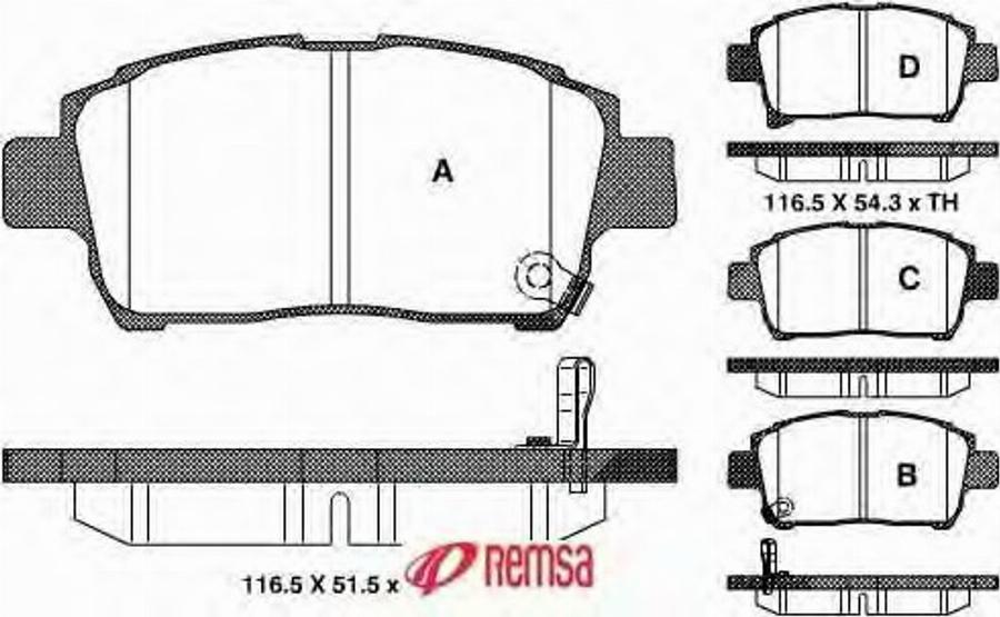 Metzger 097102 - Тормозные колодки, дисковые, комплект autosila-amz.com