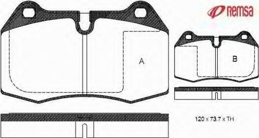 Metzger 044100 - Тормозные колодки, дисковые, комплект autosila-amz.com