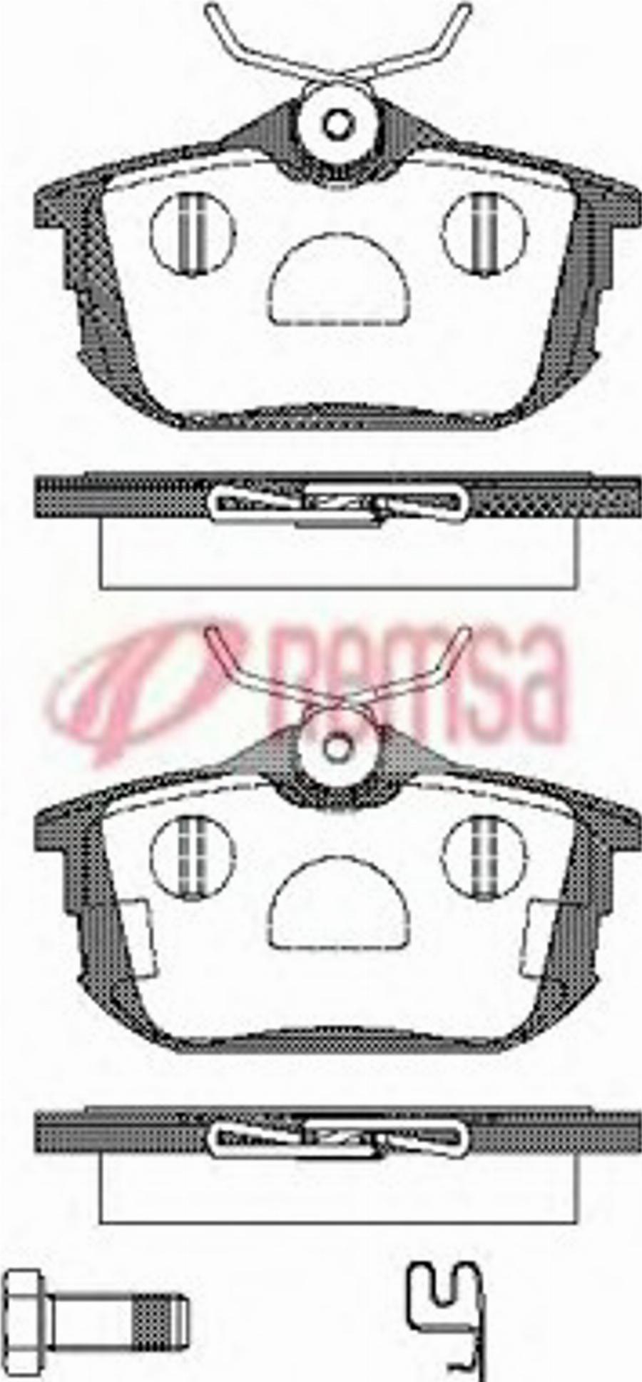 Metzger 0605.12 - Тормозные колодки, дисковые, комплект autosila-amz.com