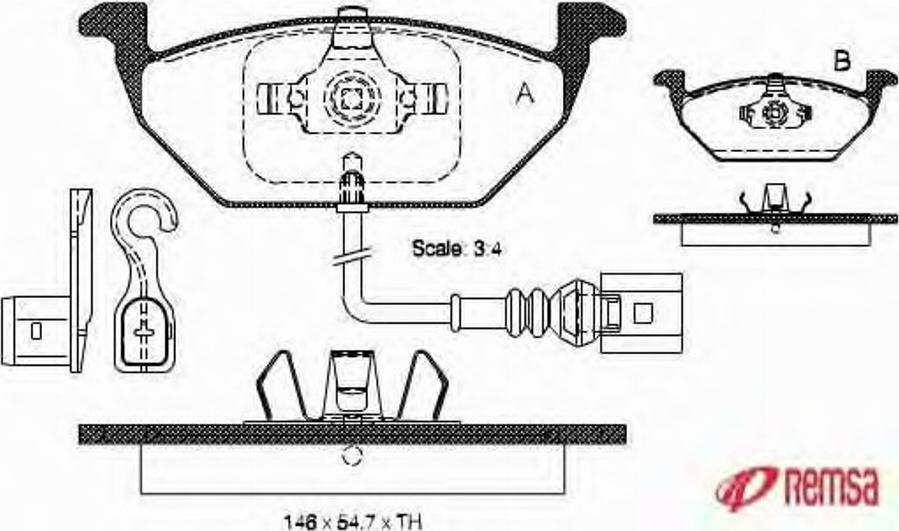 Metzger 0633.41 - Тормозные колодки, дисковые, комплект autosila-amz.com