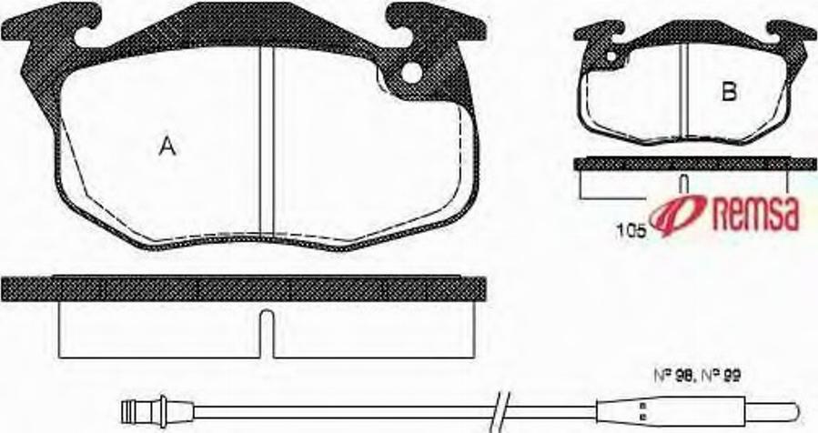 Metzger 019212 - Тормозные колодки, дисковые, комплект autosila-amz.com