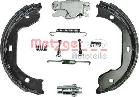 Metzger 0152004 - Комплект тормозов, ручник, парковка autosila-amz.com