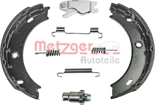 Metzger 0152007 - Комплект тормозов, ручник, парковка autosila-amz.com