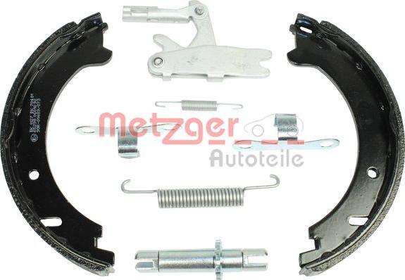 Metzger 0152023 - Комплект тормозов, ручник, парковка autosila-amz.com