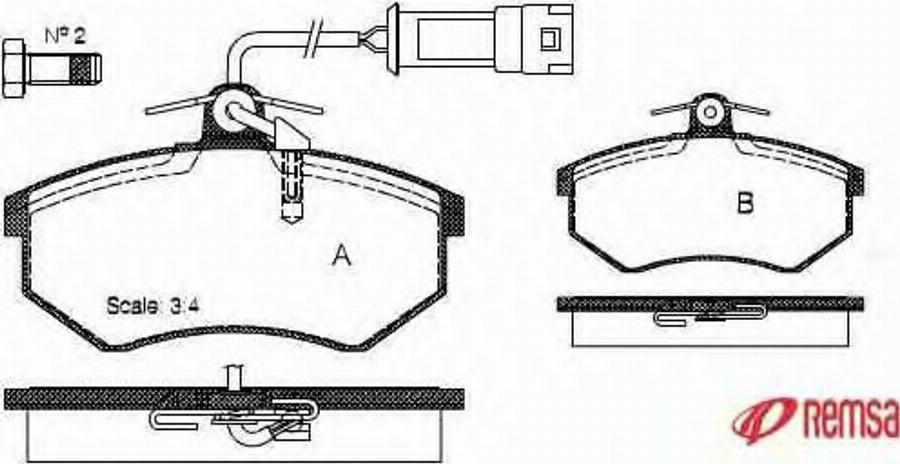 Metzger 0134.52 - Тормозные колодки, дисковые, комплект autosila-amz.com